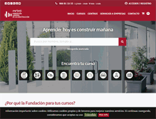 Tablet Screenshot of cursosenconstruccion.com
